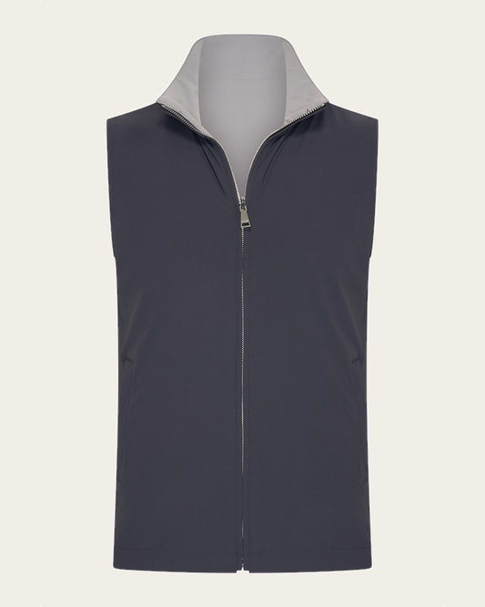 Romano Reversible Gilet – Grey/Elephant Grey
