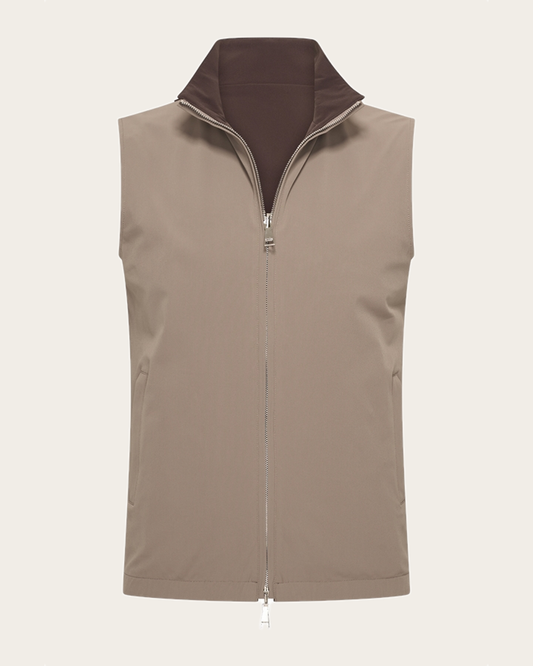 Romano Reversible Gilet – Falcon/Espresso