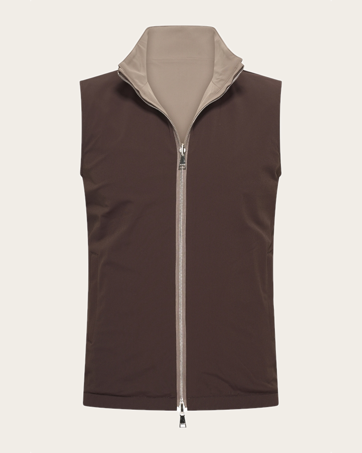 Romano Reversible Gilet – Falcon/Espresso