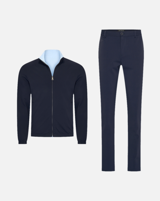 Navy Blue Bundle – Reversible Jacket & Trousers