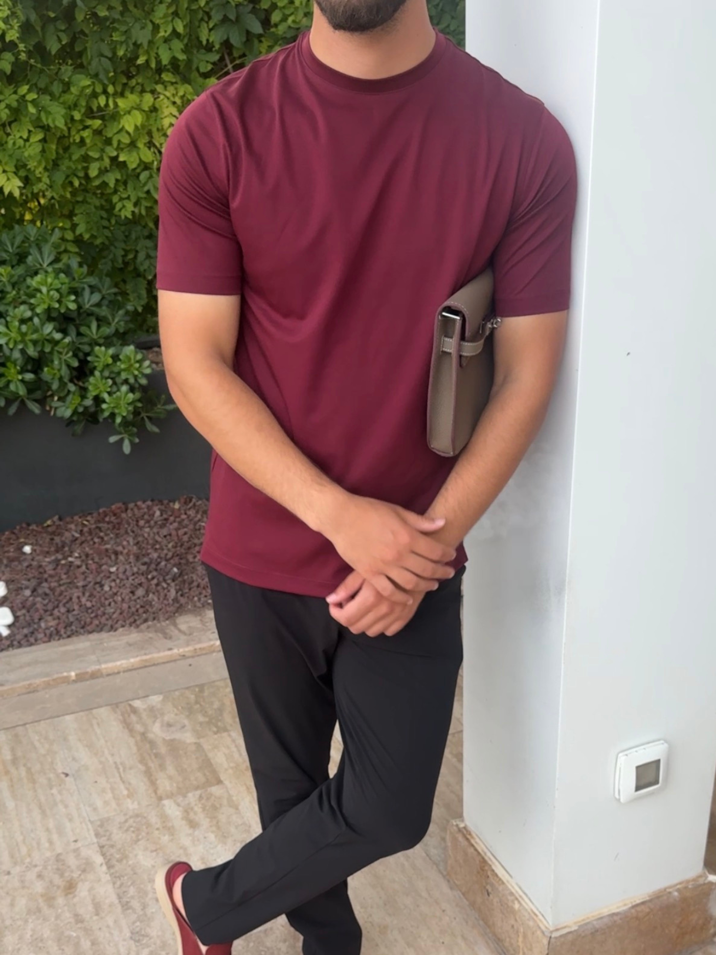 Calvi T-Shirt – Burgundy