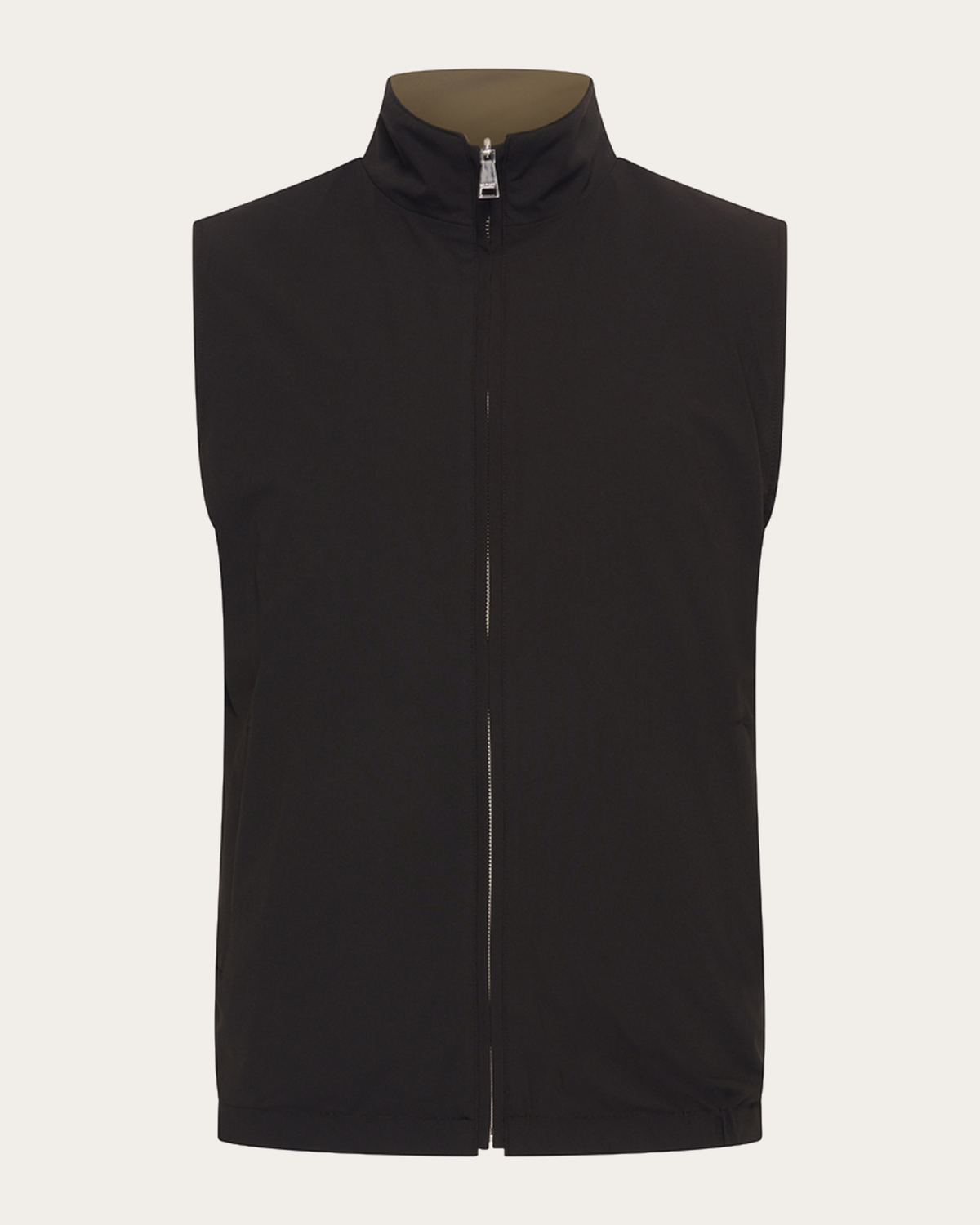 Romano Reversible Gilet – Olive/Black