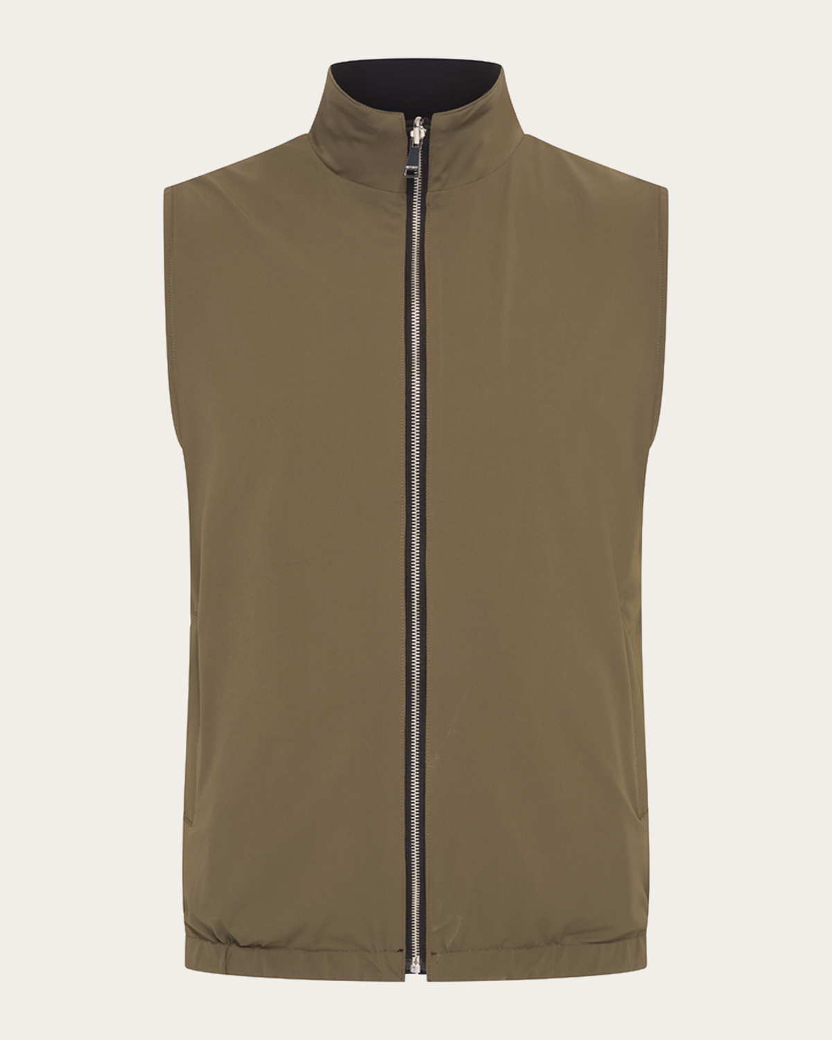Romano Reversible Gilet – Olive/Black