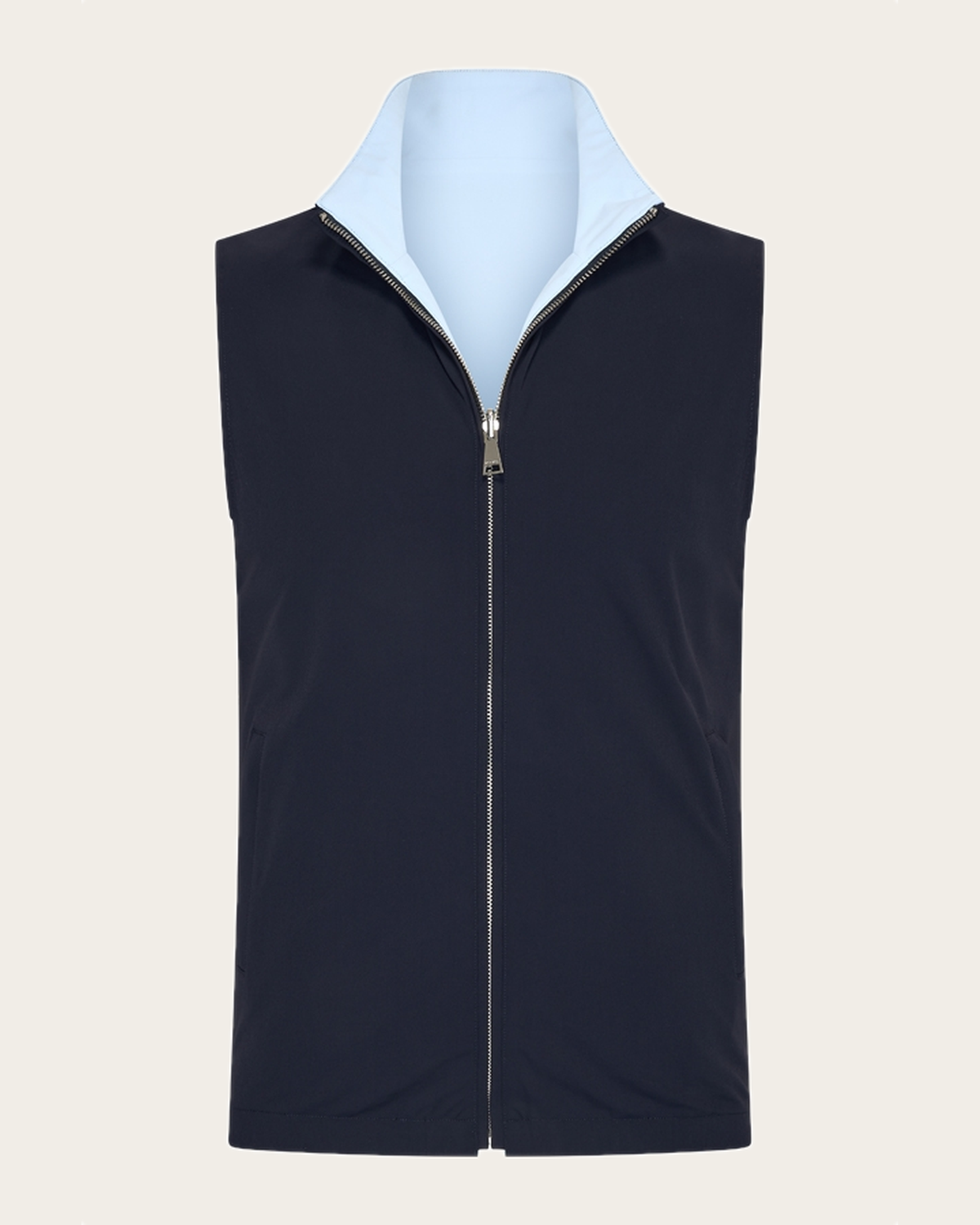 Romano Reversible Gilet – Blue/Light Blue