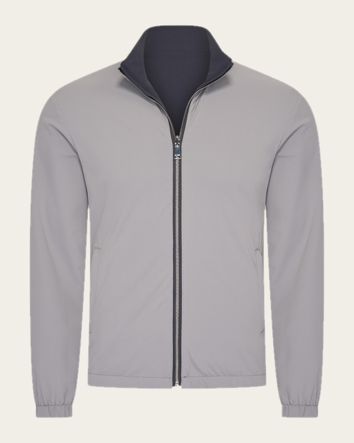 Monaco Reversible Jacket – Dark Grey/Elephant Grey