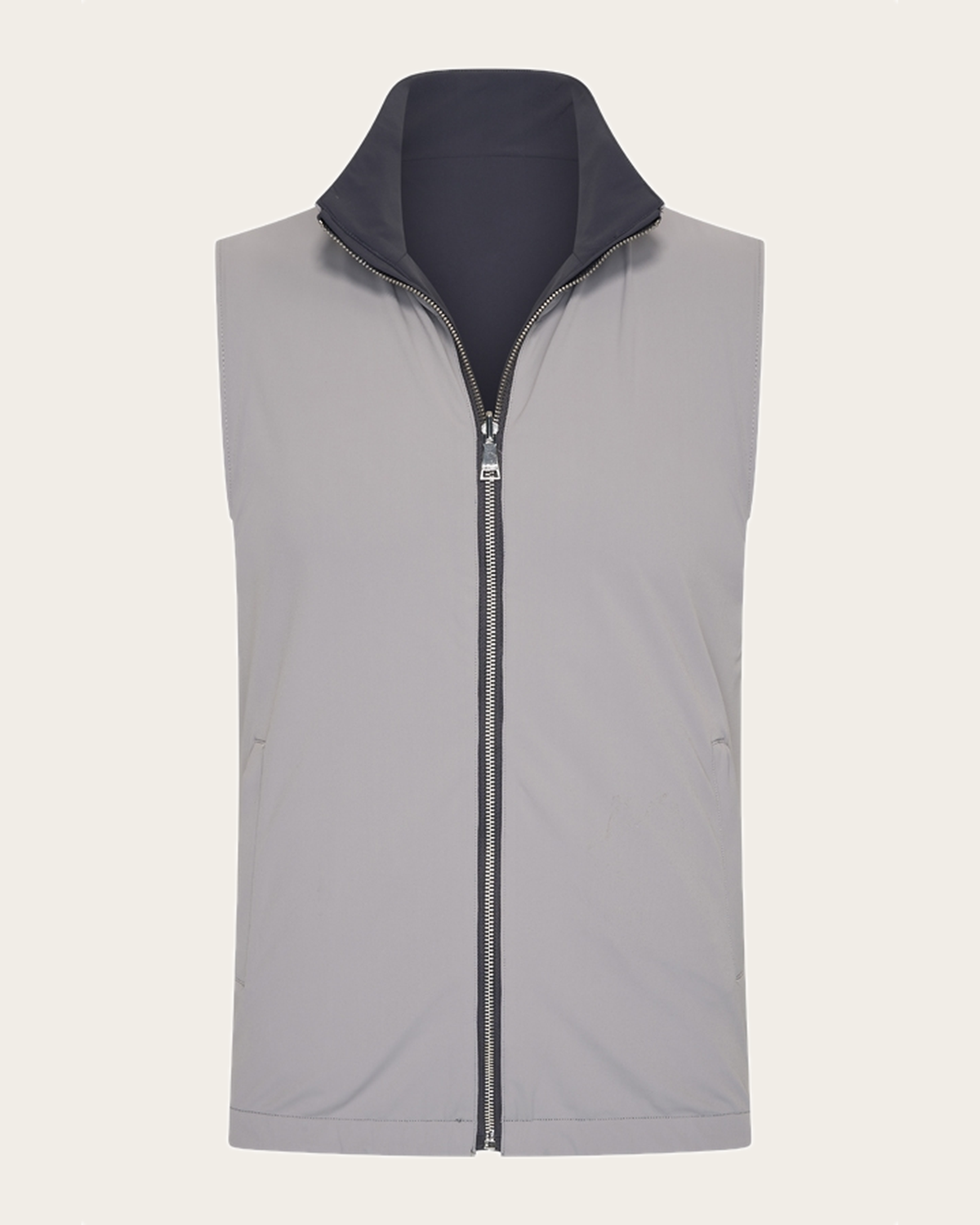 Romano Reversible Gilet – Grey/Elephant Grey