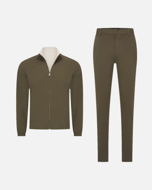 Olive/Kith Bundle – Reversible Jacket & Trousers