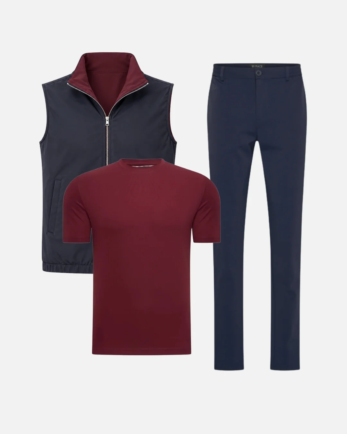 The Burgundy/Navy Bundle